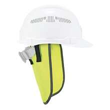 Ergodyne - 29063 GloWear 8006 - Sombrilla de cuello dura de alta visibilidad con encuadernación reflectante color lima 1 unidad paquete de 1 - Cal - Ver 2