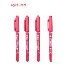 100pcs/30pcs/15pcs/4pcs/1pc Permanent Marker Pens - Waterproof & Ink, Black, Blue And Red, Suitable For Art, Sketch, School And Office Use Back To School - Double-ended Marker Pen - View 19