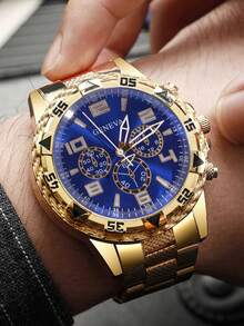 Juego de 3 relojes para hombre – Relojes de estilo empresarial versátiles, ¡perfectos para regalar! - Multicolor - Ver 5