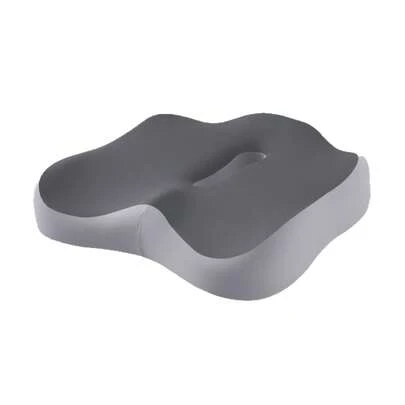 Đệm ngồi bằng mút hoạt tính, thiết kế công thái học với rãnh ở giữa, thích hợp cho việc ngồi lâu ở văn phòng/nhà/xe hơi, hoặc sử dụng trên ghế và bàn làm việc - Hỗ trợ mềm mại và đế chống trượt.