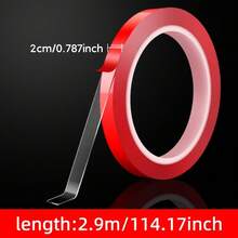 Self-Adhesive Tape For LED Light Strip, Transparent Nano Glue For Home & Outdoor Use, COB Light Strip Slot Fixing, Strong Adhesive No Damage - Multicolor - View 10