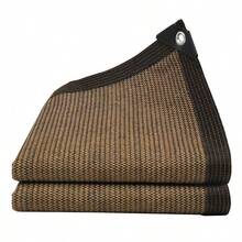 Brown Shade Net, Breathable, Suitable For Yard, Farm, Pet Room, Pavilion, Patio, Plant Insulation Net, Balcony, Garage, Backyard, Swimming Pool, Lawn, Wall, Outdoor Activities, Privacy Barrier, Fence, Awning - Brown Shade Net - View 7