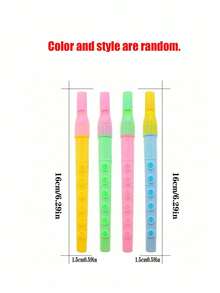 1/10/20 Kazoos, Flautas e Clarinetes de Festa, Cores Aleatórias. Itens Essenciais para Festas de Camping ao Ar Livre, Jogos e Atividades Interativas (Cores e Estilos Aleatórios). - Multicolorido - Visão 11