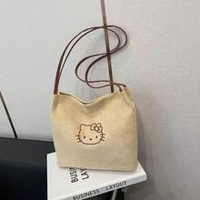 SANRIO 时尚休闲手提包、多功能托特包、大容量学生单肩包、腋下包、必备户外多功能包、单肩包 - 查看 14