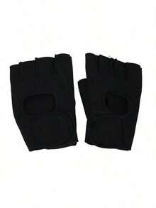 Non-Slip Half Finger Fitness Gloves, With Adjustable Strap, Lightweight Fingerless Gloves, Breathable And Comfortable, Suitable For Men And Women, Applicable For Outdoor Shooting, Hunting, Climbing, Hiking, Cycling, Skiing, Basketball, Dumbbell And Other Sports, Essential Fitness Accessory,Festival,Party - A - View 7