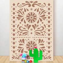 Newwiee Cielito Lindo - Cubierta de fondo vertical de 5 x 7 pies cubierta de arco mexicano decoración de fiesta de Talavera para Cielito Lindo baby shower boda despedida de soltera café claro - café ligero - Ver 8
