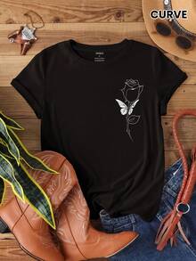 Women T-Shirts - Black - View 2