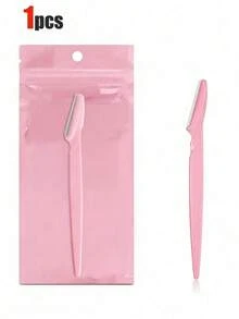 30pcs/paquete Exquisitas Navajas Faciales en Bolsa, Recortadores de Cejas y Removedores de Vello Facial, Herramientas de Afeitado Facial Unisex con Hojas de Precisión, 1/3/6/12/24pcs (Rosa) - Multicolor - Ver 9