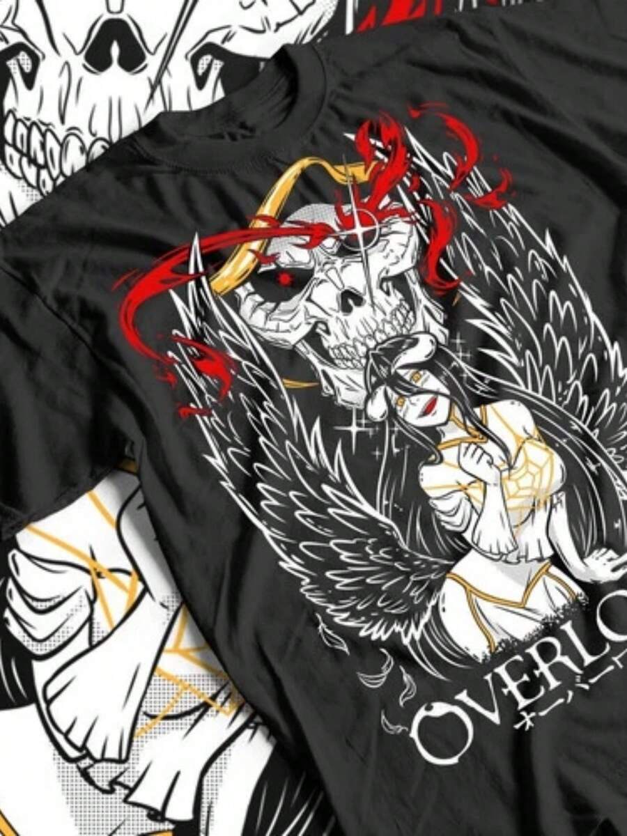 Overlord Overseer Of The Floor Guardians Albedo  T-Shirt Gift For Fan - màu đen - Xem 1