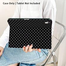 1件装波点图案翻盖平板电脑保护套，带笔槽、自动休眠/唤醒功能，适合作为返校、情人节、节日礼物 - 彩色 - 查看 4