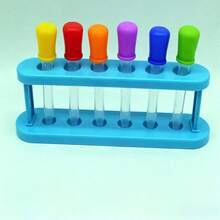 1 Set de Kit de Experimentos Científicos Coloridos, Herramientas Educativas Divertidas para Experimentos, Set de Experimentos Multicolor que Incluye Tubos de Ensayo, Vasos de Precipitados, Cuentagotas y Tazas Medidoras, Suministros Agradables para Experimentos Científicos en el Hogar y el Aula, Adecuado para Educación Familiar, Actividades en el Aula y Entusiastas de la Ciencia, Experimentos Interactivos y Divertidos - Serie de experimentos de color - Ver 14