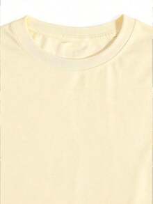 Retro American Sports Duck Logo Graphic T-Shirt For Men, Round Neck Classic Soft Comfortable Unisex Casual Tee, Micro-Elastic Summer Fabric, Graphic - 杏色 - 查看 3