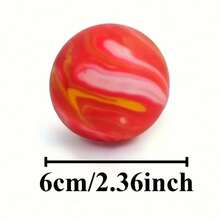 Juguete de pelota de estrujado gigante y colorido, suave y lento para rebotar, un juguete sensorial divertido, perfecto como regalo para compañeros de clase, regalo de cumpleaños, regalo festivo, premio en el aula y el mejor juguete para aliviar la ansiedad - color aleatorio - Ver 4