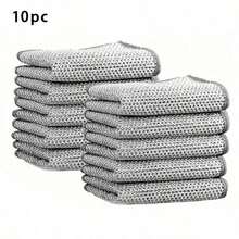 30pcs Double-Sided Thickened Steel Wire Cleaning Cloth, Suitable For Washing Dishes, Pots And Pans, Kitchen Cleaning Tool - A - View 12