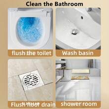 1pc Portable Travel Shower Head With Pressure Boost, Mini Handheld Shower Sprayer, Toilet Bidet Sprayer, 3 Spray Modes, Durable Plastic, Water-Saving Design, Shower Head For Bathroom, Modern Bathroom Accessory, Toilet Accessory, Shower Accessory, Holiday Gift (Hose Not Included) - Multicolor - View 7