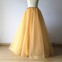 1 chiếc váy dài lưới dành cho nữ, thiết kế lưới co giãn, kiểu dáng cao cấp thích hợp cho khiêu vũ/sàn diễn thời trang. - Nhiều màu - Xem 8