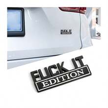 IT Edition Emblem For Car 3D Stickers For Auto Fender Bumper Cool Badge Decoration Decal For Men And Women Vehicle Exterior Replacement Accessories For SUV Truck Laptop - Đen/Trắng - Xem 8