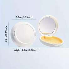 1 pieza Estuche transparente para retenedor - Caja de almacenamiento Invisalign transpirable con almohadilla de silicona antideslizante, incluye gancho de extracción + cepillo de limpieza, portátil y fácil de limpiar para retenedor ortodóntico (varios colores disponibles) - Multicolor - Ver 4