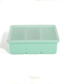 1pc Reusable Silicone Tray With Lid - Flexible Mold For 1 Cup Capacity, Suitable For Freezing Soups, Stews, Sauces, Dishwasher , Great For Christmas, Halloween, Easter, Thanksgiving And More - Green - View 5