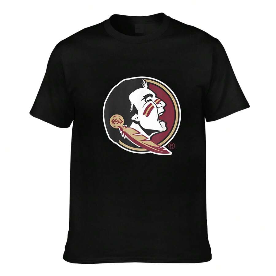Florida State Seminoles Logo T Shirt Men Women College Sports Fan Gift Casual Short Sleeve Tee Top.Jpeg - màu đen - Xem 1