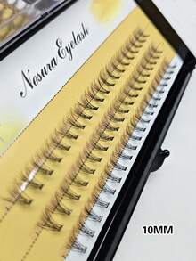 60pcs/Set 10D 8-15mm Natural Look False Eyelashes, Lengthening & Long-Lasting, Suitable For Beginners DIY Home Use Eyelash Extension Kit, Eyelash Clusters, Personal False Eyelashes, Suitable For Daily Commute, Dates, Music Festivals, Enlarging Eyes - C - View 6