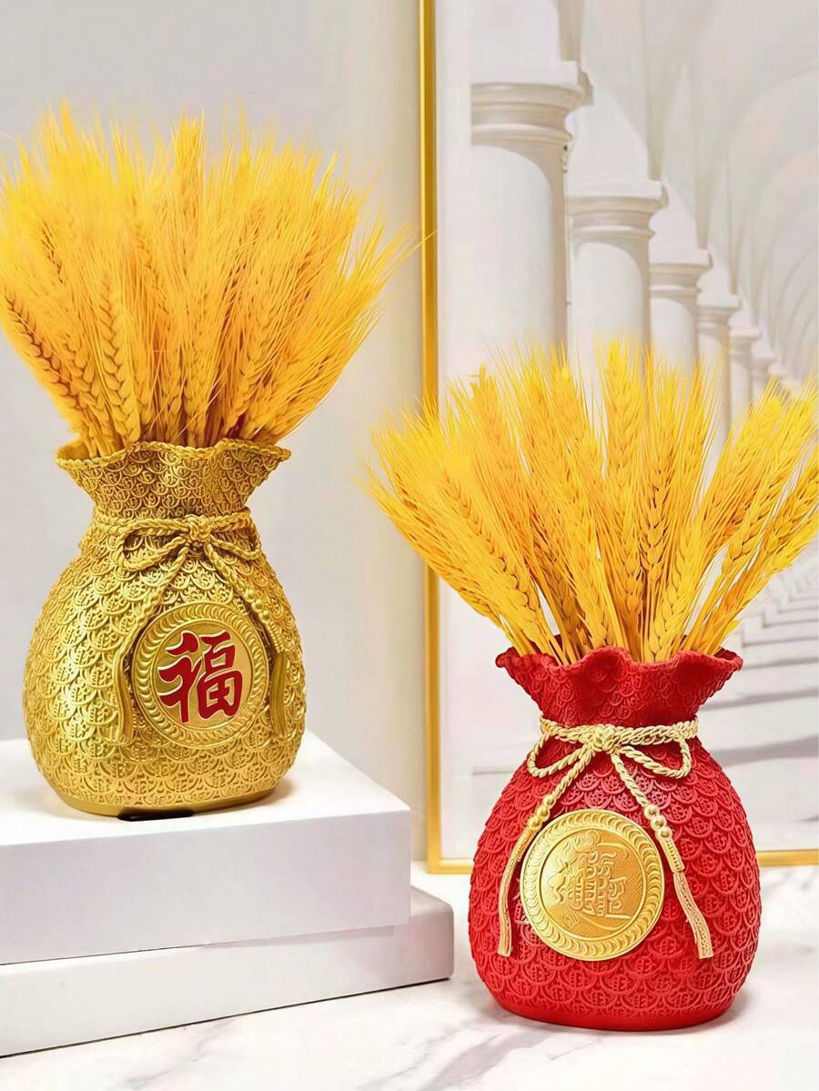 1个零钱包造型装饰品 | 象征财富积累和繁荣昌盛。它具有双重功能——既可以用作存钱罐,也可以用作装饰花瓶。无论放置在家中、客厅、酒吧还是咖啡馆,它都是一件理想的装饰品。 - 彩色 - 查看 1
