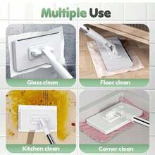 Automatic Mop Cleaner, Cleaning Tool, Glass Cleaner, Automatic Sweeping System, Heavy-Duty Hands-Free Operation With One-Click Replacement Of Mops Function, Anti-Slip Robot-Style Floor Cleaning System (No Wet Feeling), Space-Saving Design, Compatible With Standard Mops, Suitable For Floors, Windows, Kitchens And Bathrooms. - A - Xem 10