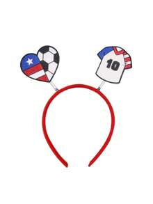 1pc World Cup Headband, Fan Cheering Accessory,Suitable For Sports Events, Parties, Portable And Easy To Wear, Essential Cheering Accessory For Football Matches - Multicolor - View 15