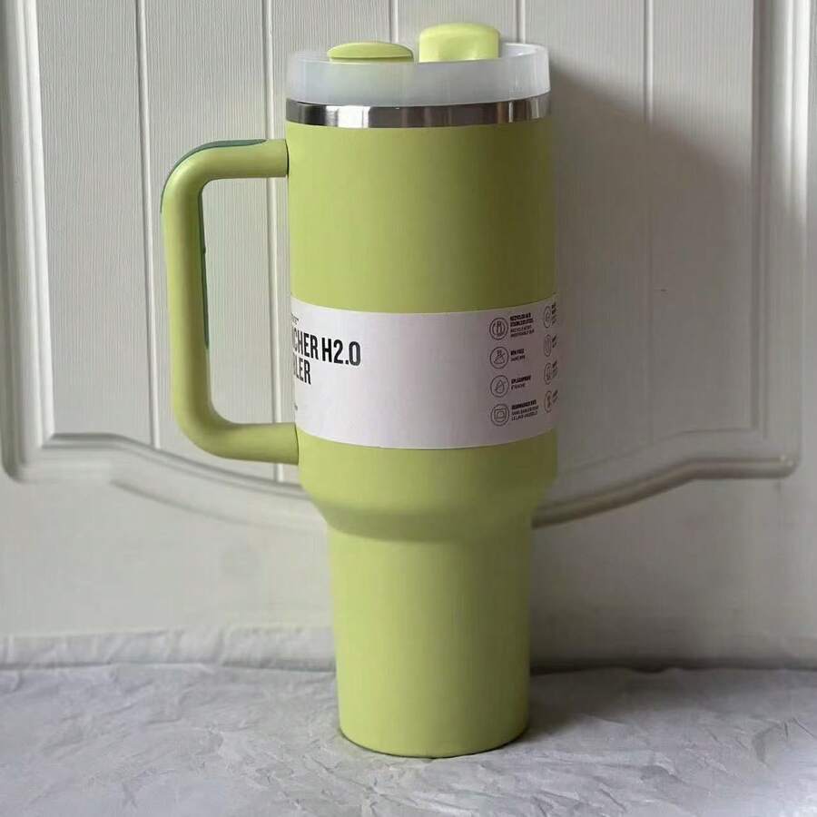 Sản phẩm có sẵn: Cốc giữ nhiệt S-TANLEY 40oz, ống hút bằng thép không gỉ 304, dung tích lớn, kiểu dáng thời trang. - Nhiều màu, 40oz - Xem 1