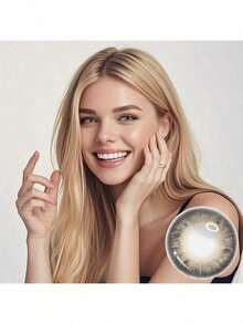 12 Pair Of Colorful Contact Lens Combination, Moisturizing, Party Halloween Special, 14.00mm Natural Color Contact Lens Combination, Colorful And Diverse Contact Lens Casual Combination - 彩色 - 查看 13