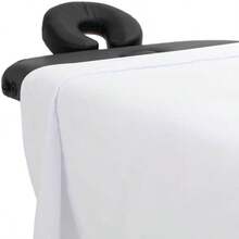 ForPro Luxury TerrySoft - Sábana encimera para mesas de Masaje Color Ultraligera Resistente a Las Manchas y a Las Arrugas 60 Pulgadas de Ancho x 90 Pulgadas de Largo - Blanco - Ver 7