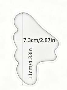 2pcs Silicone , Self-Adhesive Anti-Aging Transparent Face Patches For Nasolabial Folds - Clear - View 6