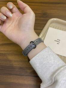 Leather Strap For Xiaomi Mi Band 8/9/10/NFC, Unisex - Grey - View 3