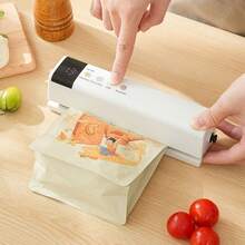 USB Powered Mini Vacuum Sealer (With Digital Display) - Quick Sealing Function, Includes Pump And Sealing Bags, Suitable For Food, Snacks, Meat, Fruits And Vegetables Preservation - Compact Design, Portable Rechargeable Vacuum Sealer, Battery Capacity: 1200mAh - 858 - View 9