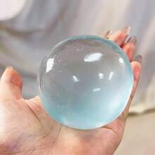 1个（直径6厘米/4厘米）慢回弹蓝/粉色挤压球，柔软减压玩具，圆形，直径6厘米，理想的节日礼物，趣味可爱礼物，生日礼物，复活节礼物，万圣节礼物，圣诞节礼物，派对填充物 - 彩色 - 查看 10