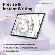 Tương thích với Apple Pencil Air 11 5 4 3 M3 M2 A16 Pro 13 11th M4 12.9 Stylus Pen 10 9 9th 10th Generation Mini 6 7 Tablet Touch Pens - Nhiều màu - Xem 6
