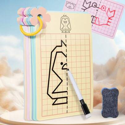 Bút điều khiển vẽ trên thẻ có thể xóa và viết nhiều lần, đồ chơi giáo dục sớm giúp phát triển tư duy cho trẻ em.