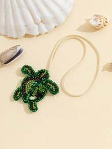 1 mặt dây chuyền trang trí thủ công hình vỏ sò và sao biển đính hạt theo phong cách Bohemian, thích hợp cho túi xách, hành lý, phụ kiện trang trí túi du lịch. Quà tặng giáo viên, quà tặng lễ hội, quà tốt nghiệp, quà tri ân giáo viên, quà sinh nhật, quà tặng mẹ, quà Ngày của Mẹ. - màu xanh lá - Xem 7