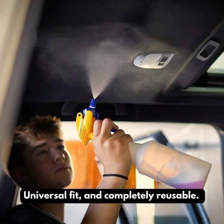 Universal 360° Spray Bottle Adapter - Transparent - View 1