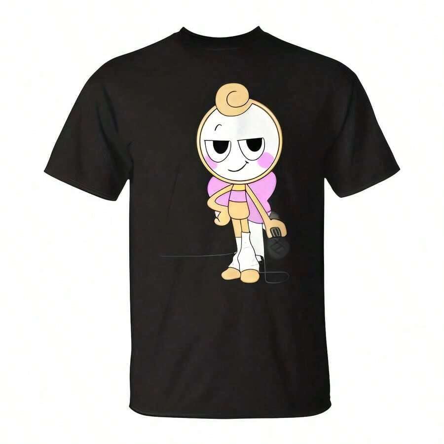 DARC WOES Oversized Couple T-Shirts Uni Darcsport Print  Tops Bodybuilding Gym Work 100% Cotton0summer Outfits For Women100 Percent Cotton Graphic Tees - Đen 7 - Xem 1