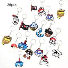 Bộ 13 móc khóa chủ đề cướp biển, quà tặng Halloween, móc khóa tam giác bằng PVC với nhiều mặt dây chuyền và họa tiết chủ đề cướp biển khác nhau, vòng chia đặc biệt, thích hợp sử dụng hàng ngày, lý tưởng để làm quà tặng và sưu tập. - Nhiều màu - Xem 5