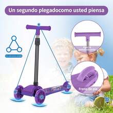 Kick Scooters, Foot Scooters - Purple - View 7