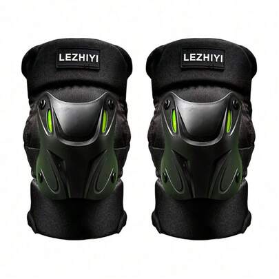 Bộ 4 miếng bảo vệ đầu gối xe máy, vỏ PP, chống ngã, bảo hộ khi lái xe, chống thấm nước, giảm sốc, bảo vệ đầu gối và khuỷu tay cho xe mô tô địa hình.