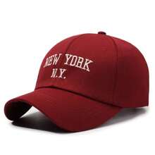 Women's Baseball Cap, Embroidered Letter, Fashion Versatile, Adjustable Strap, Large Head Circumference, Sun Protection - Multicolor - View 6