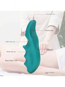 1个迷你绿色拇指按摩器，适用于按摩身体穴位，保健 - 彩色 - 查看 3