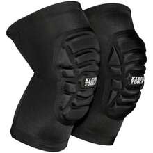 Klein Tools 60492 Knee Pads Lightweight Padded Knee Sleeves Breathable Mesh Back Elastic Cuff with Slip-Resistant Silicone Black M/L - Multi - Ver 9