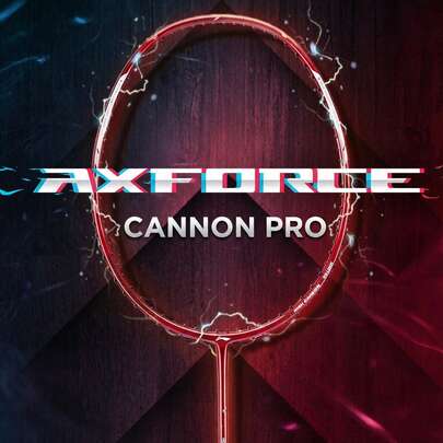 LI-NING AXFORCE CANNON PRO Offensive Badminton Racket, 6.8mm High-Elastic Shaft Beginner & Intermediate Single Racket AYPU083 AYPU081