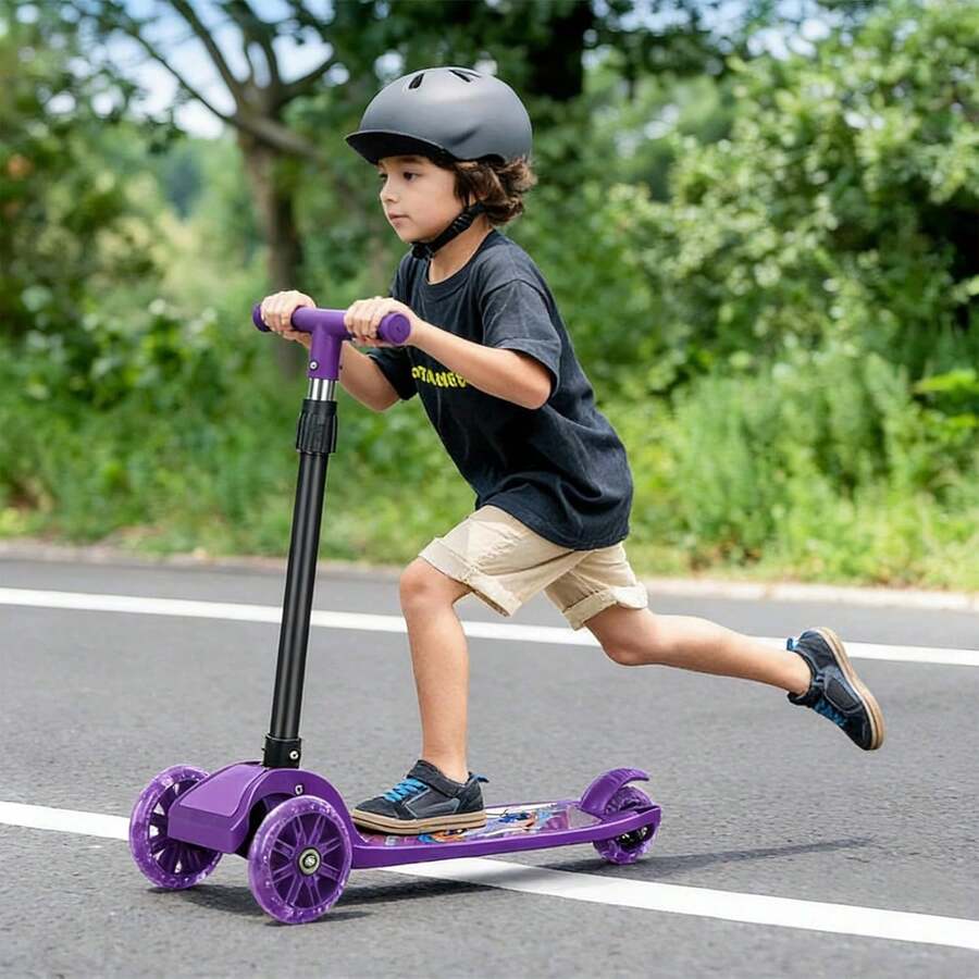 Kick Scooters, Foot Scooters - Purple - View 1