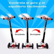 Kick Scooters, Foot Scooters - White+Red - View 4