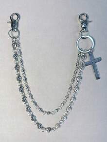 Dây đeo chéo quần, dây đeo eo có mặt dây chuyền hình càng cua, dây đeo ví, dây đeo kiểu cổ điển, dây đeo hai lớp, phong cách Hip-Hop Punk, dây đeo quần jeans, dây đeo túi quần, móc khóa nam, dây đeo quần nhiều chi tiết - Nhiều màu 2 - Xem 8